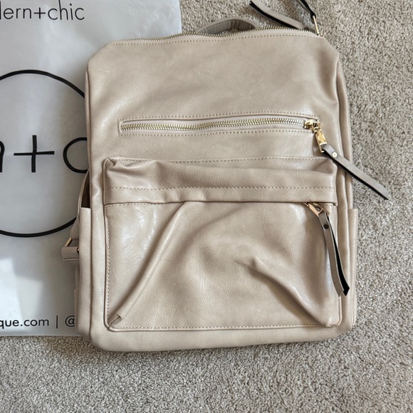 Beige Backpack - Picture 2 of 3